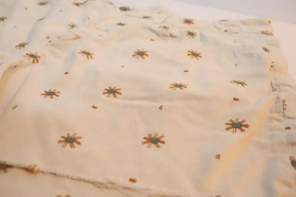 Pilcro Embroidered Sun Shorts